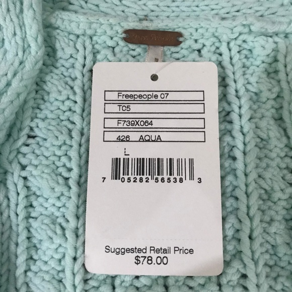 NWT FREE PEOPLE Short Sleeve Wrap Sweater - Picture 5 of 6